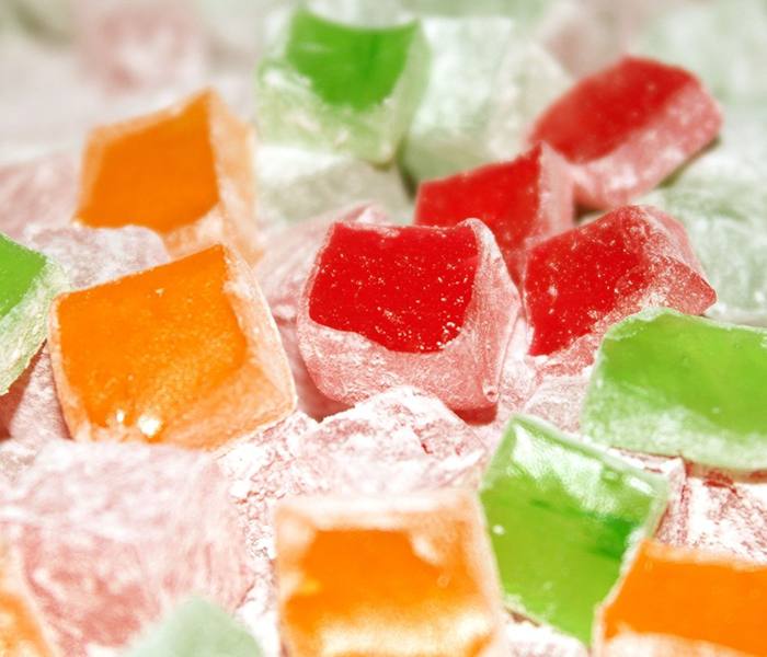  Flavored Turkish Delight With Fruit Flavor